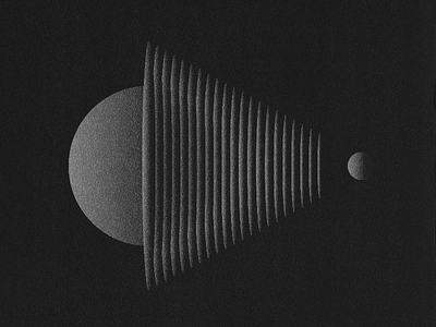 Winter Solstice 2018 artwork illustration negative planet solstice space vector