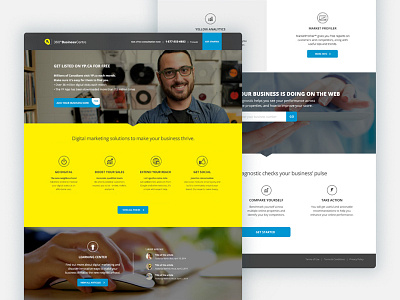 YP Landing UI 2 design graphic design interface landing marketing ui ux web web design