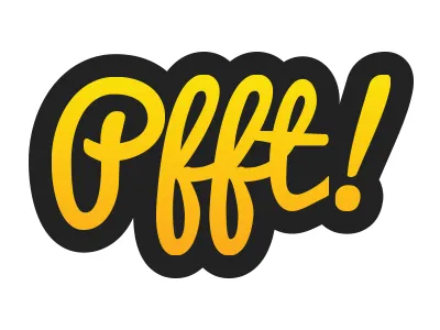 Pfft! humor insult sarcasm sticker