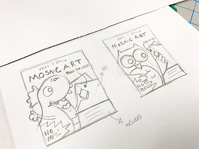 layout thumbs art layout packaging sketches stickers