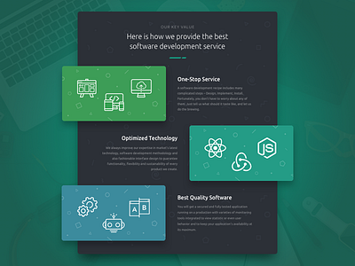 Nodeframe Solution #1 company depth design icon landing light web