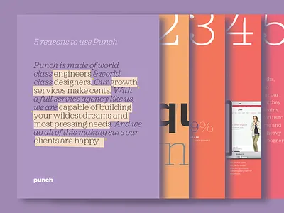 Why Punch color grid harmony layout pdf print typography