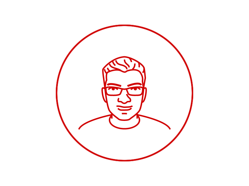 Pushpak the Support 2d animation character circle glasses line outlines simple