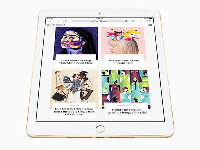 Refinery29 Homepage interface ui visual design