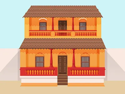 Rustic Remnants - 4 architecture buildings city culture doors flatillustration heritage india oldhomes rusticremnants vintage windows