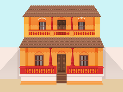 Rustic Remnants - 4 architecture buildings city culture doors flatillustration heritage india oldhomes rusticremnants vintage windows
