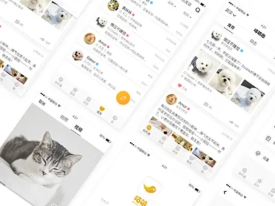 GUJI APP app pet social ui