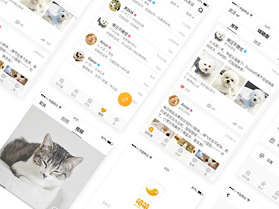 GUJI APP app pet social ui