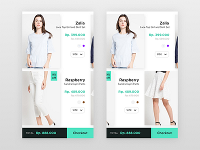 Ecommerce Mix & Match - Apps ecommerce mix match ui