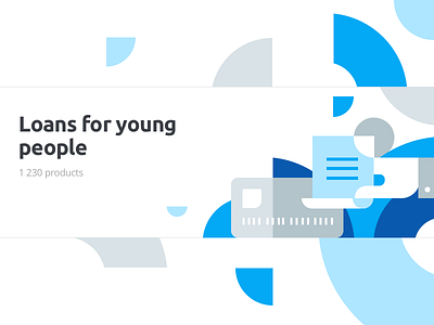 Loans For Young People bank branding compare credit flat graphics money ui web