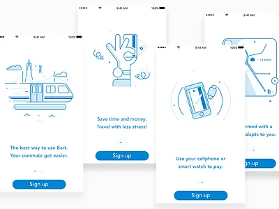 Onboarding illustrations android illustration ios onboarding product design sketch