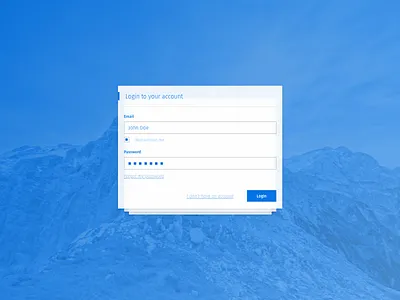 Login Screen 2 Step Verification app card clean kit layout login responsive typography ui ux web website