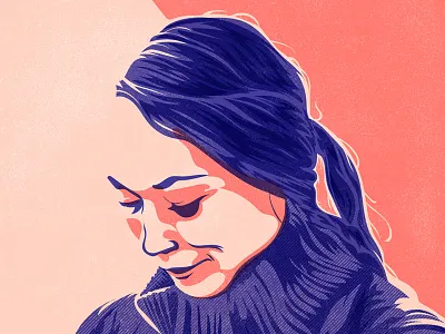 Fun with the Pencil tool, final illustration illustrator pencil tool photoshop texture