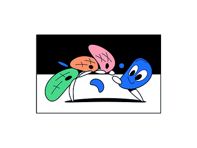 LIDDA abstract character clean color cute illustration japan kikillo leadership sex