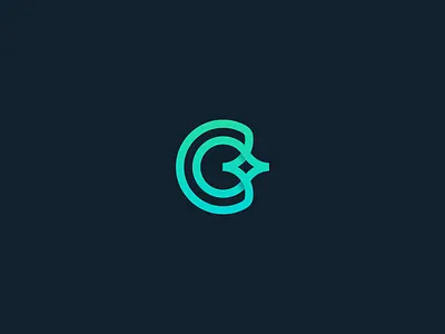 C for clean alphabet brand c clean lettermark logo minimal minimalist monogram star symbol