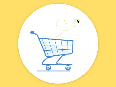 Empty Shopping Cart Illustration apple empty state illustration ios mobile design shopping cart sketch