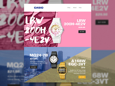 Casio Email Concept #1