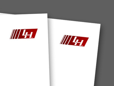 LH design logo papersheets personal cards