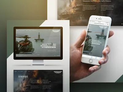 Deepwater Horizon | Case Study WIP deepwater disaster film homepage horizon movie website