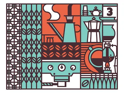 Singapore Coffee Festival 2017 Submission beans brew brewing cafe coffee coffeeshop cuppa illustration illustrator sgcoffee singapore vector