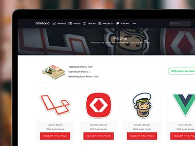 DevDojo Prizes dev stickers devdojo prizes