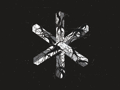 Pinkmetal - Lule E Prisht album asterisk cd cover grunge illustration isometric kosovo lule pinkmetal prishtina