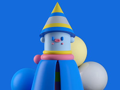 Mr. Cono 3d c4d character render