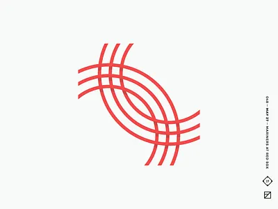 Red Sox Scores: May 27, 2017 baseball data data visualization data viz infographic minimal minimalism sports