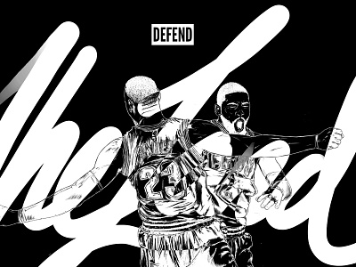 Defend the Land- Cavs Illustration 2017 cavaliers cavs cleveland finals illustration ivring lebron lebronjames nba