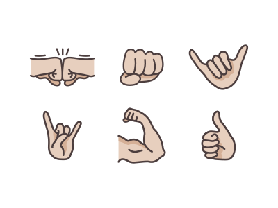 Hands arm finger fingers fist hand hands illustration illustrations people