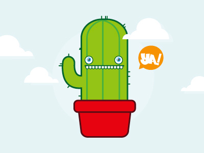 Mr. Cactus adobe animation artwork cactus character color design graphic icon illustration