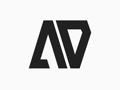 My own logo ad geometric initials logo personal triangular