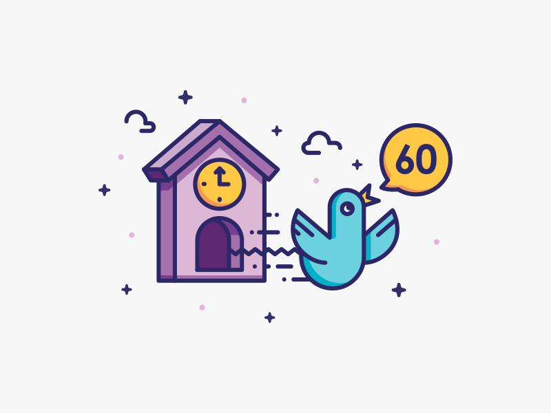 Urgency Illustrations clock cuckoo gif icon illustration stopwatch time urgency