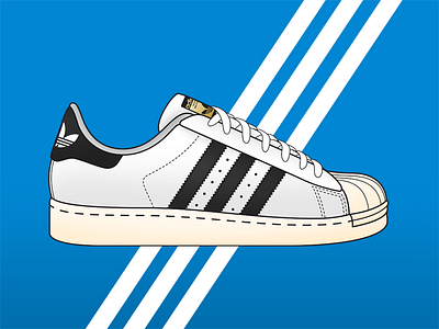 adidas Originals Superstar adidas adidas originals dmc footwear hip hop illustration popular run dmc shelltoe sneakers superstar three stripes