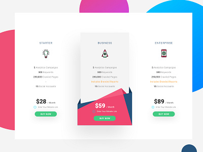 Pricing Table pricing pricing table product design seo ui user interface webdesign website webui