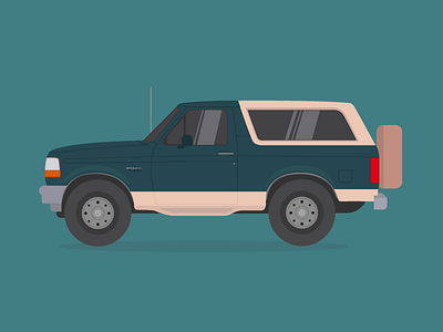 Ford Bronco bronco ford illustration