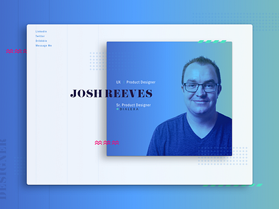 Profile Concept concept creative design designer profile ui ux website