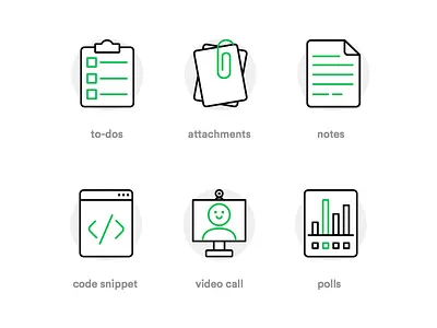Flock App Icons app icon icon icon set illustration line icon minimal set ui web website