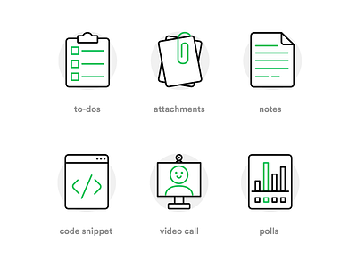 Flock App Icons app icon icon icon set illustration line icon minimal set ui web website