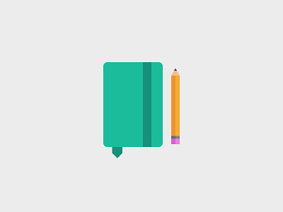 100 DAYS OF ICONS | DAY 08: A GREAT 25TH PRESENT 100 days drawings flat green flatui icon design pencil present ui design