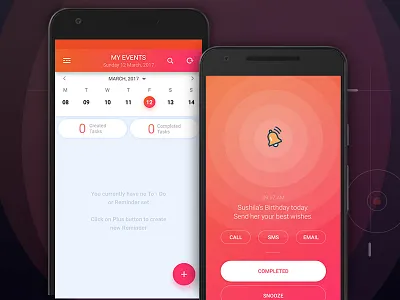 To-Do, Reminder App app conceptual reminder to do