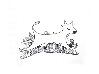 #timepass : moo.. animal cow illustration sketch