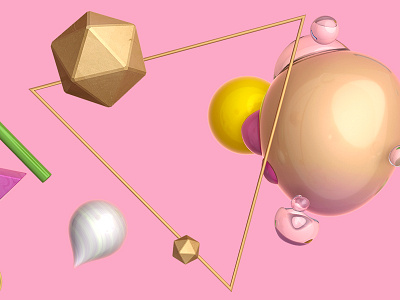 UA_DIGITAL bg c4d cg cinema4d color form glass render