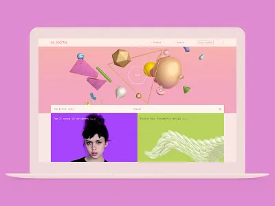 UA_DIGITAL case clean color girl grean mocup web