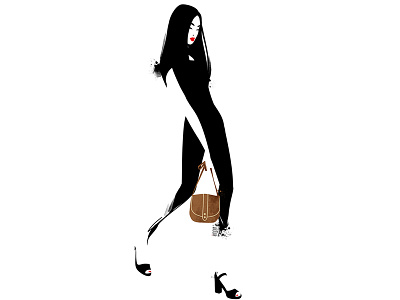 Ennji27 D artdirection beauty fashion fashionillustration graphic illustration illustrationdemode minimalist mode model