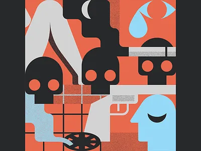 Cowards abortion death sadness skull smoking suicide