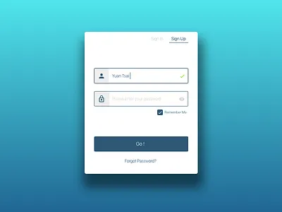 Daily UI #001 - Sign Up