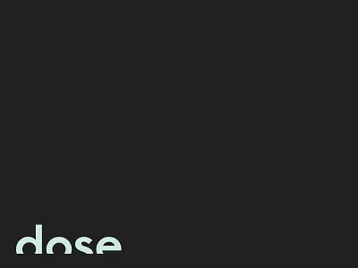 Dose branding dose icon logo mint slice