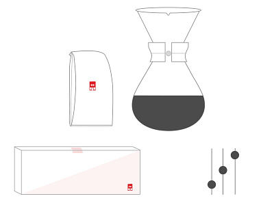 Coffee Subscription Illustrations for website icons illustrations