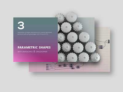 Parametric Shapes design generative graphic graphic design grasshopper parametric product design